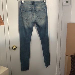 Express Jeans - Lightly distressed jean leggings Express Jeans - Lightly distressed jean leggings